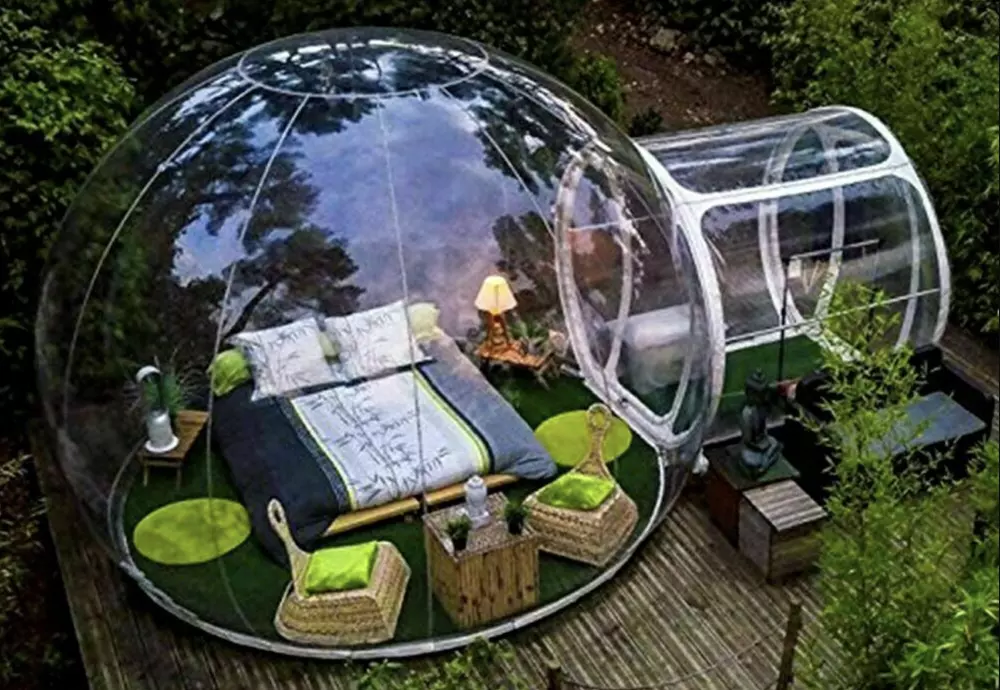 outdoor bubble tents