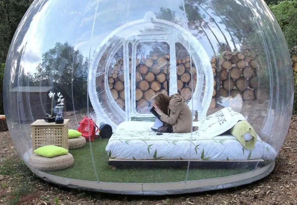 night sky bubble tent