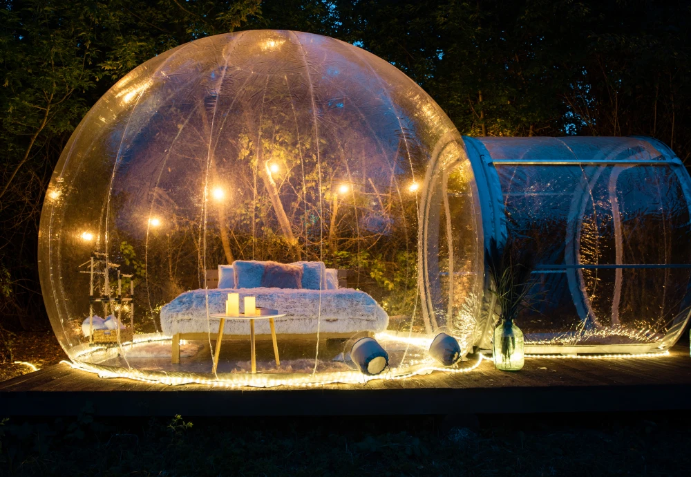 night sky bubble tent