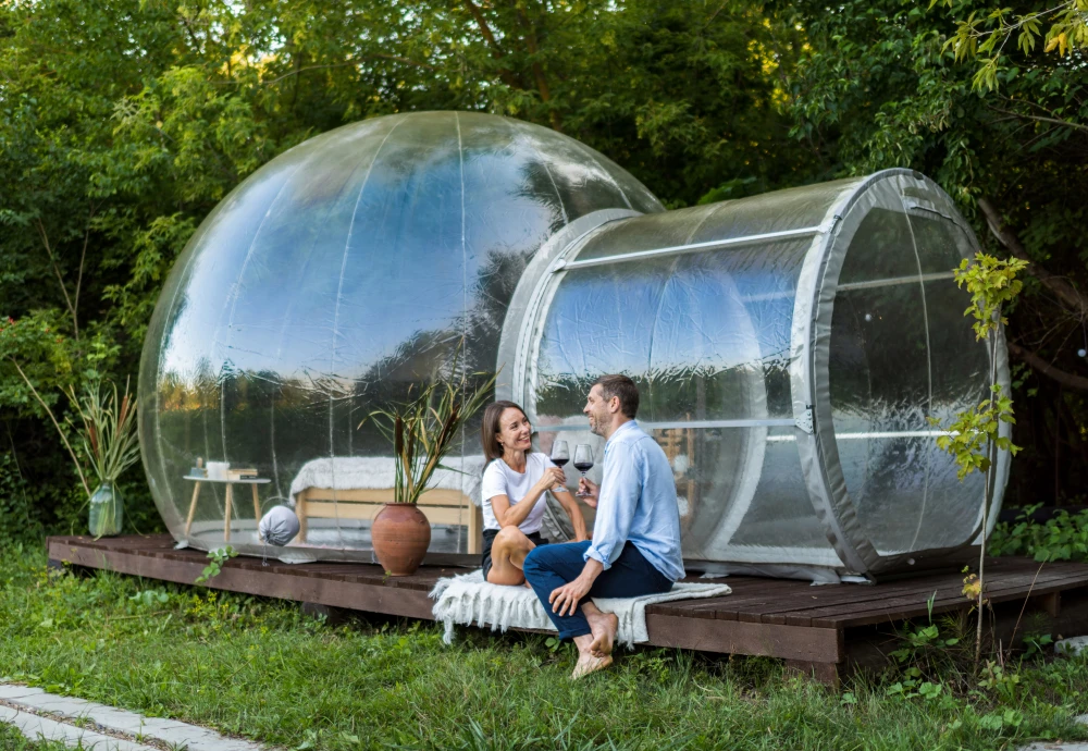 inflatable lawn tent clear bubble