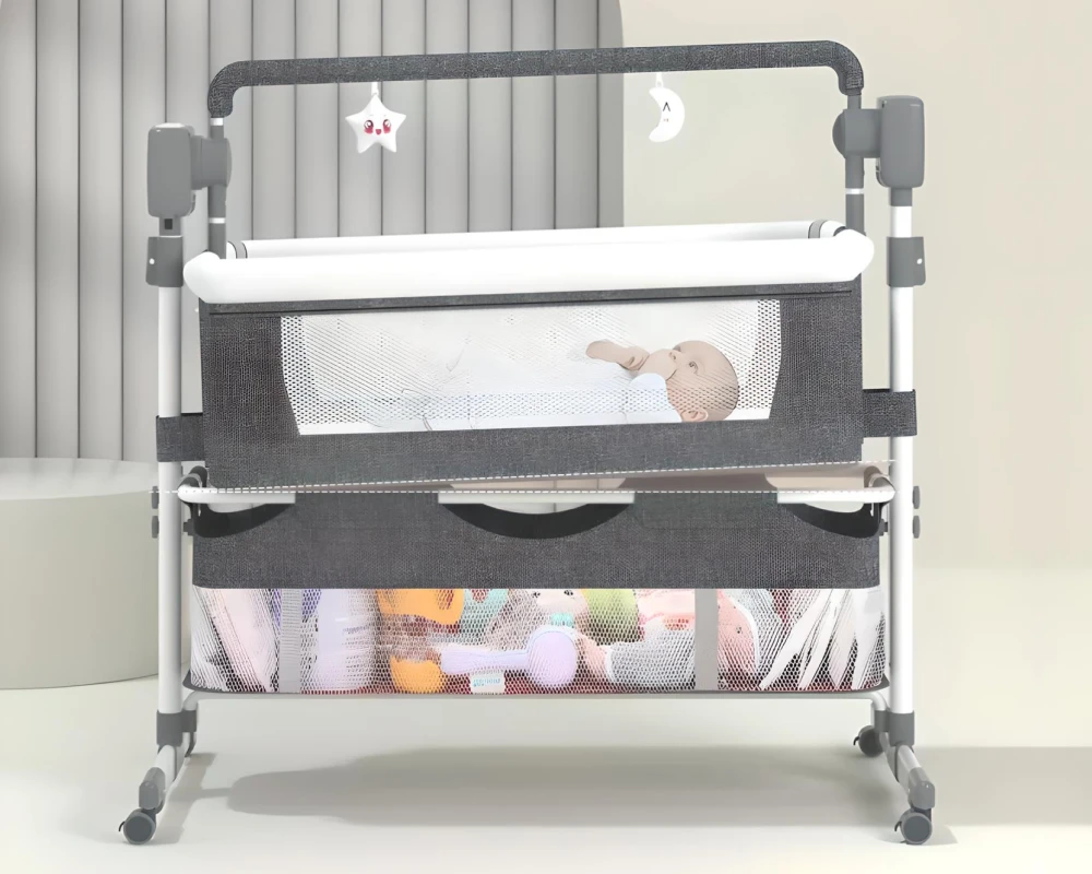 deluxe cradle and swing