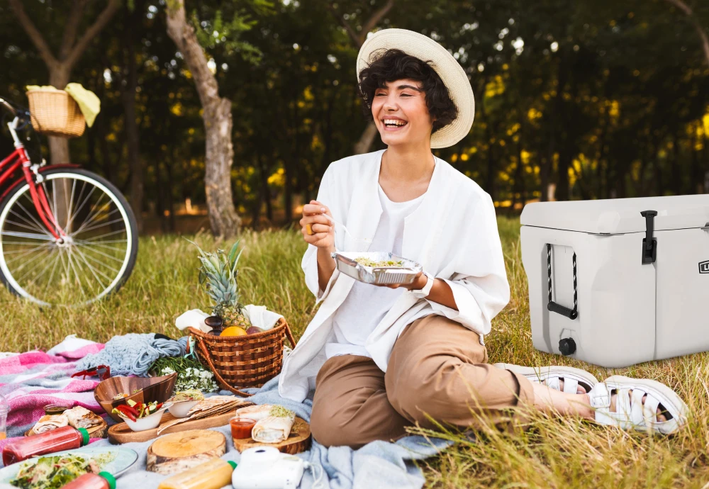 outdoor cooler with bottle opener