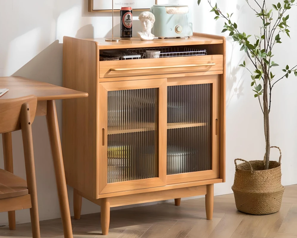 gray sideboard buffet