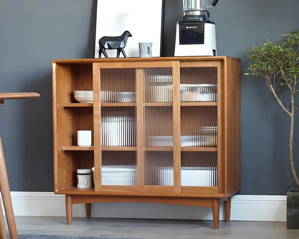 gray sideboard buffet